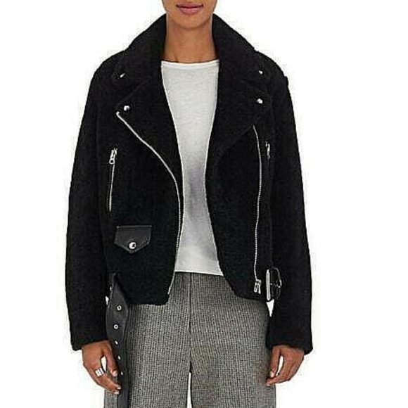 Acne Studio Merlyn Shearling Jacket Size 34 Women - Picture 1 of 5